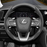 Lexus Anti-Slip Segmented Suede Steering Wheel Cover