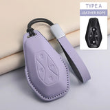 Car Key Case Cover For ARCFOX Alpha S Alpha T αS αT GT ECF ARCFOX-7 PU Leather Car Keychain