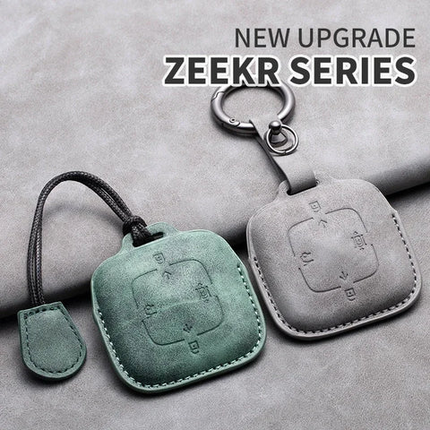 Car Key Cover For Zeekr 001 Leather Car Key protective cover For Zeekr 001 X 2021 2022 2023 Key Fob Cover OEM
