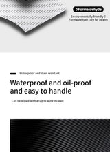 For Tesla Model 3 (2024-) / Model Y (2025-) Car Door Switch Button Anti Scratch Trim Sticker Carbon Fiber Interior Accessories