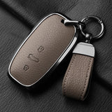 Leather Car Key Case Cover for Audi A1 A3 8V A4 B8 B9 A5 A6 C7 A7 A8 Q3 Q5 Q7 S4 S6 S7 S8 R8 TT