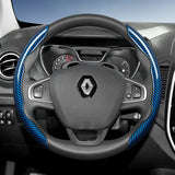 Carbon Fiber Steering Wheel Cover for Renault Clio