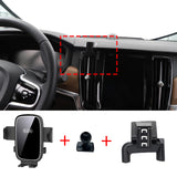 Smart Wireless Fast Charging Phone Mount for Volvo S90 V90 2016–2025