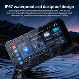 6.3 Inch Waterproof Motorcycle GPS with CarPlay Auto Android Head Unit AKAMATE