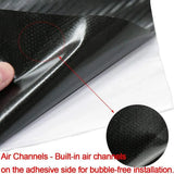 Car Film High Gloss Vinyl Wrap Kit For Black Out Chrome Delete For Window Trim Auto Film Anti Scratch Tape Waterproof Stickers