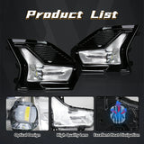 LED Fog Lamp Assembly for Ford Mondeo Fusion 2020 LED Ambient Light MAGIC COLORM
