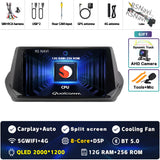 9-inch QLED Android Multimedia Player for Peugeot 208 2019–2022