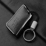 Aluminum Alloy Goatskin 5 Button Car Key Case Cover For Lexus LM350h LM500H 2023 2024 Car Key Protection Shell Accessories