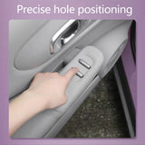 Leapmotor B10 Car Door Storage Box Silicone Pad Door Handle Protective Cover Window Lifting Panel Anti-slip Storage Pocket Ca
