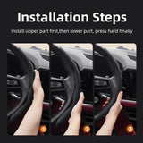 Breathable Leather Steering Wheel Cover for Honda Car Interior Accessory Hocasen