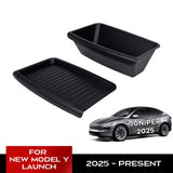 For Tesla New Model Y 2025 Launch Juniper Under Seat Storage Box Drawder With Lids ABS Material Interior Accessories Interior