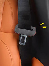 Universal Suede Seat Belt Buckle Cover Accessory Car Interior Accessory LINGLUYANG