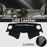 Premium Leather Dashboard Cover Mat for Chevrolet Spark 2013–2015