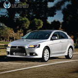 LED Headlights with Dual Beam Projector for Lancer Evo X Car Interior Accessory Vland