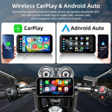 6.3 Inch Waterproof Motorcycle GPS with CarPlay Auto Android Head Unit AKAMATE