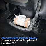 Rear Seat Storage Box for Tesla New Model Y 2025-2020 Launch Juniper Organizer Bins Backseat Trash Can Garbage Bag Tray Inter