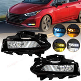 LED DRL Fog Lights for Nissan Versa 2023-2025 Car Interior Accessory MAGIC COLORM