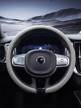 Anti-Slip One-Piece Steering Wheel Cover for Volvo Car Interior Accessory LINGLUYANG