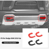 TPE Front Bumper Hook Cover for Dodge RAM TRX 2018 Car Interior Accessory HEBE