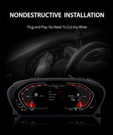 12.3 Inch Digital Instrument Cluster for BMW 5 Series 2009–2017