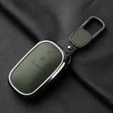 Aluminum Alloy Goatskin Car Key Case Cover for Honda Civic 11th 2022