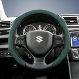 Suede Snap-On Steering Wheel Cover for Suzuki Jimny