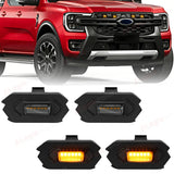 Front Grille LED DRL Lights for Ford Ranger T9 2022-2025 LED Ambient Light MAGIC COLORM
