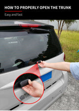 Rear Trunk Door Handle Cover for Smart Fortwo 451 Car Interior Accessory GMUNI
