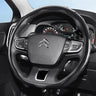 Steering Wheel Cover Carbon Fiber Texture for Citroen