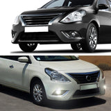 LED Fog Lights with Chrome Cover for Nissan Sunny 2014-2018 Car Interior Accessory MAGIC COLORM