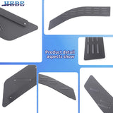 Front Window Louvers for Ford F150 Raptor 09-14 Car Interior Accessory HEBE