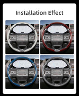 GMC Carbon Fiber Segmented Wheel Cover Silver
