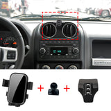 Wireless Fast Charging Phone Mount for Jeep Compass 2010–2016