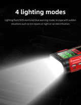 12V All-in-One Car Emergency Tool: 2000A Jump Starter, Portable Power Bank & LED Light Car Emergency Tool MINUS TWO