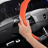 Premium Snap-On Suede Cover for Opel Steering Wheels Car Interior Accessory Hocasen