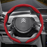 Anti-Slip Suede Buckle Cover for Citroen Vehicles