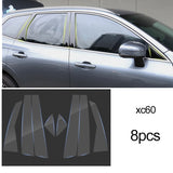 Window Side Post TPU Protective Film for Volvo Car Interior Accessory LINGLUYANG