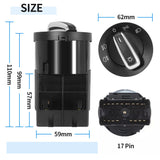 Fog Light Switch Control for VW Golf Jetta Passat MK4 Car Interior Accessory OEM