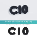 For Leapmotor C10 Car Blackening Modification Logo Letters Front Rear Badges Modification Sticker
