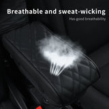 Leather Console Armrest Mat Seat for Smart Fortwo 451 Car Interior Accessory GMUNI