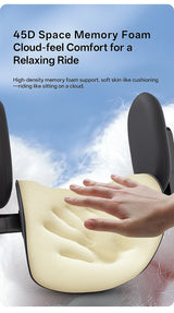 3-in-1 Car Headrest & Neck Support Pillow with 6-Way Adjustable Headrest