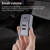 Glovebox USB Hub for Tesla Model 3 Highland 2024 and Model Y Launch / Juniper 2025 Digital Display Splitter Glove Box Docking