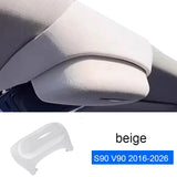 Roof Sunglasses Glasses Holder for Volvo XC60 S90 Car Interior Accessory LINGLUYANG s90 v90 beige