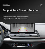 Wireless CarPlay 12.3 Inch Display for Audi Q5 MIB2 2018-2019