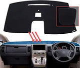 Anti-Slip Dashboard Mat Sun Protector for Mitsubishi Delica D:5 Dashboard Mat OEM 2007-2019