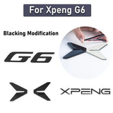 For Xpeng G6 2023 2024 2025 Xiaopeng G6 Black Badge Front Rear Badge Blackened Modification Accessories Car Decoration OEM