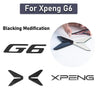 For Xpeng G6 2023 2024 2025 Xiaopeng G6 Black Badge Front Rear Badge Blackened Modification Accessories