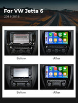 Android 15 Multimedia Radio with CarPlay for VW Jetta 6 MK6 Android Head Unit RSNAVI