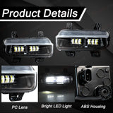 LED Fog Lamps with DRL for Dodge Ram 1500 2019-2024 LED Ambient Light MAGIC COLORM