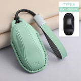 Car Smart Key Case Cover For IM Zhiji L7 LS7 L6 LS6 PU Leather Car Key Cover Protector Keychain